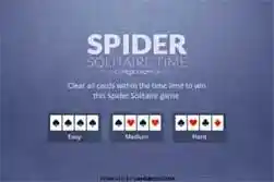 Play Spider Solitaire Time